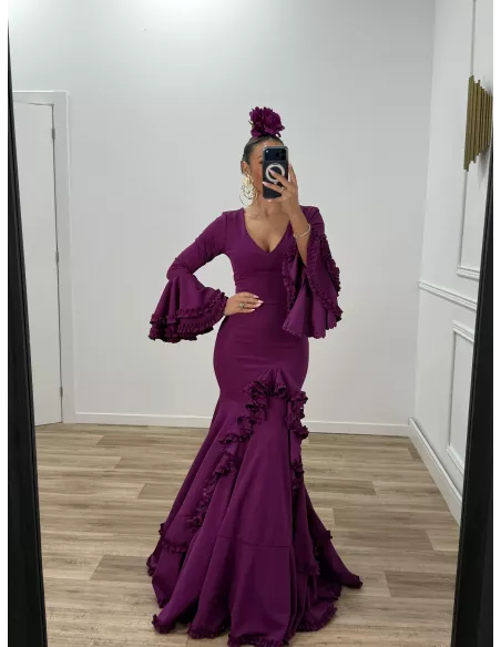 Vestido Feria buganvilla