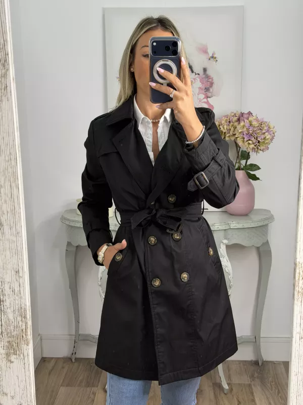 Gabardina Amy  negra