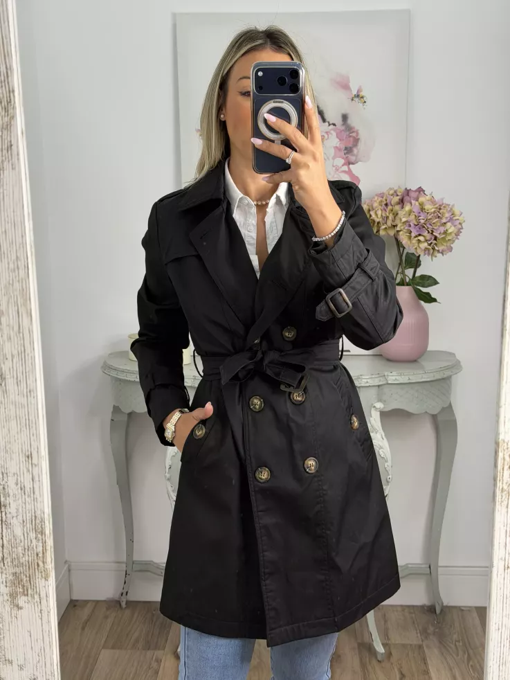 Gabardina Amy  negra