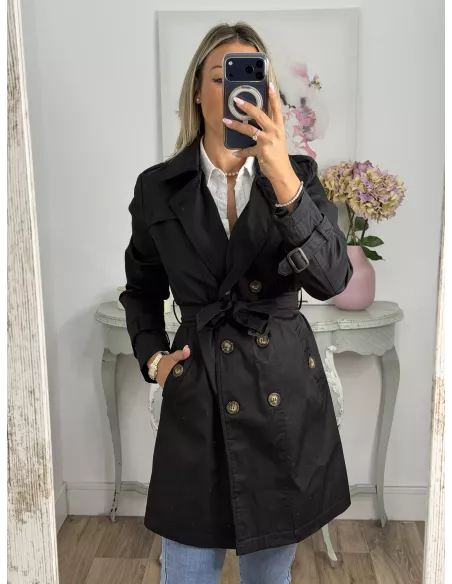 Gabardina Amy  negra
