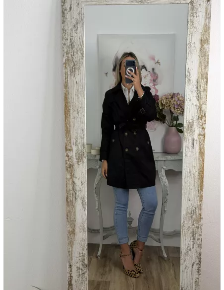 Gabardina Amy  negra