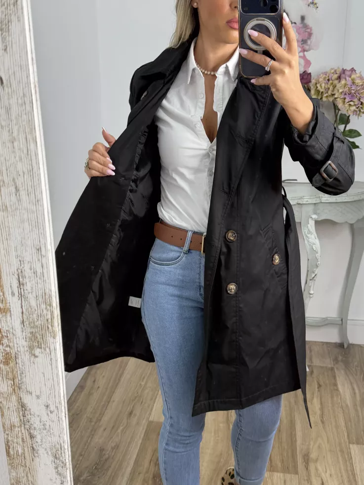 Gabardina Amy  negra