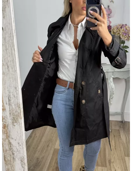 Gabardina Amy  negra