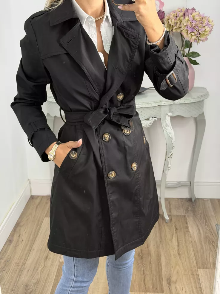 Gabardina Amy  negra