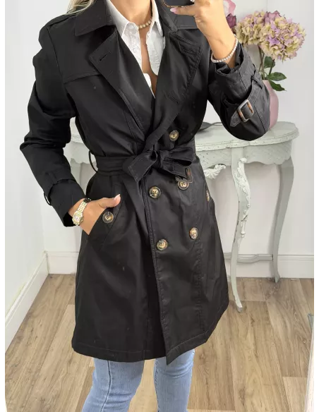 Gabardina Amy  negra