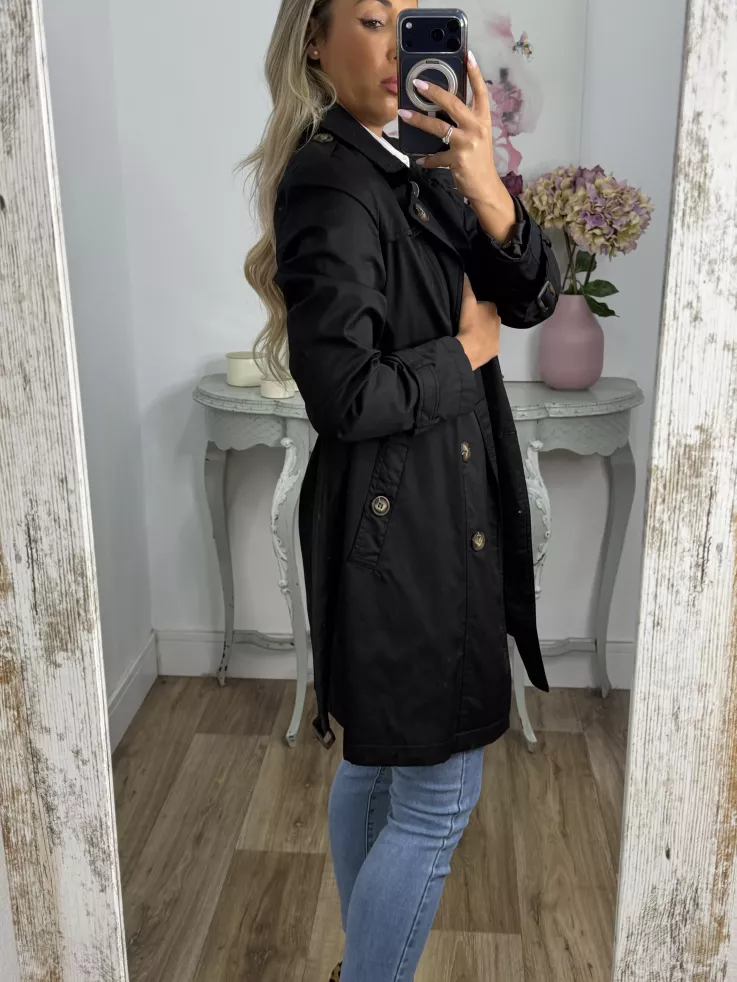 Gabardina Amy  negra