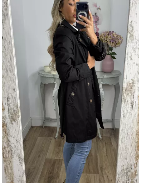Gabardina Amy  negra