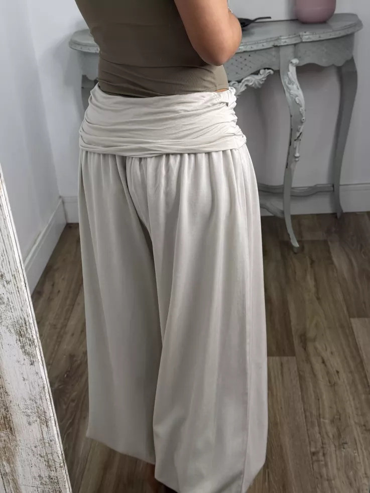 Pantalón Aladín bombacho beige