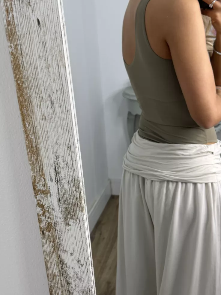 Pantalón Aladín bombacho beige