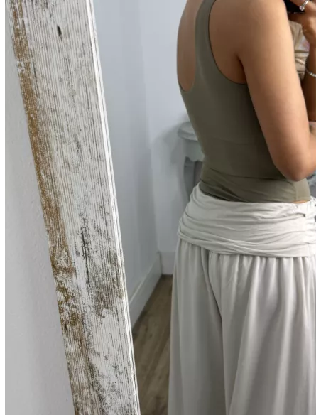 Pantalón Aladín bombacho beige