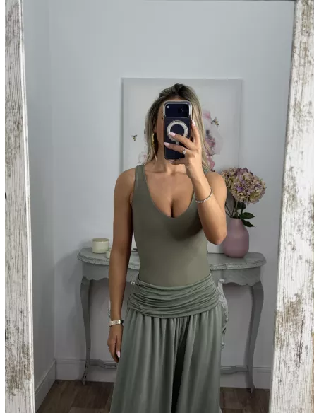 Pantalón Aladín bombacho verde