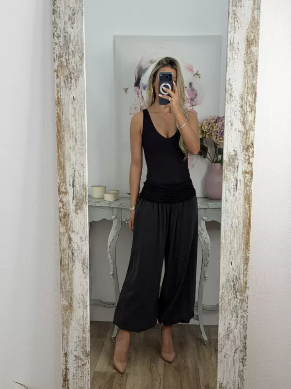 Pantalón Aladín bombacho negro