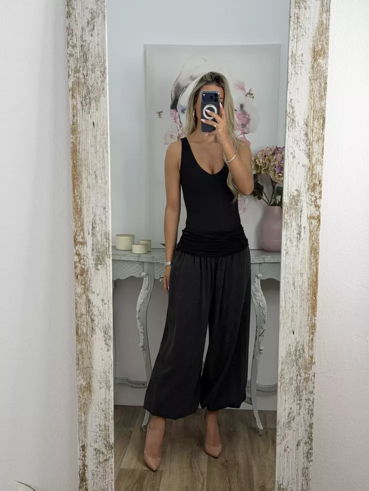Pantalón Aladín bombacho negro