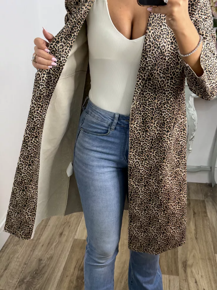 Chaqueta Melocotón print