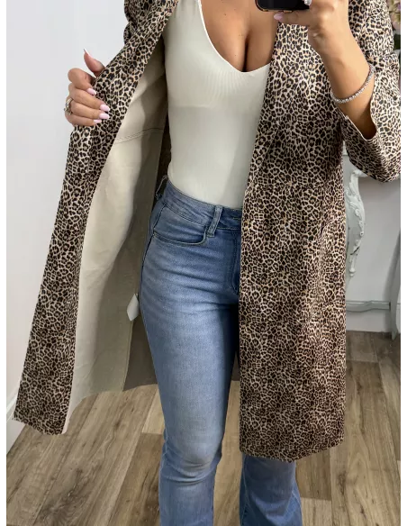 Chaqueta Melocotón print