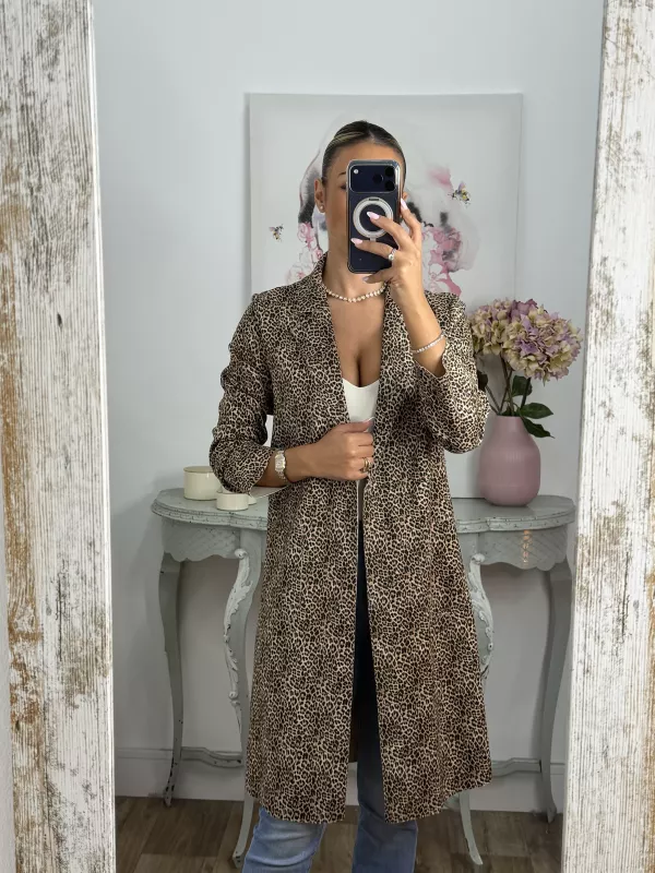 Chaqueta Melocotón print