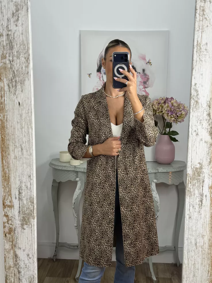 Chaqueta Melocotón print