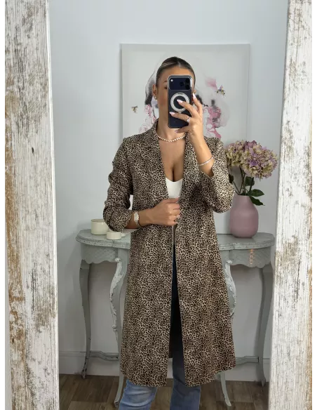 Chaqueta Melocotón print