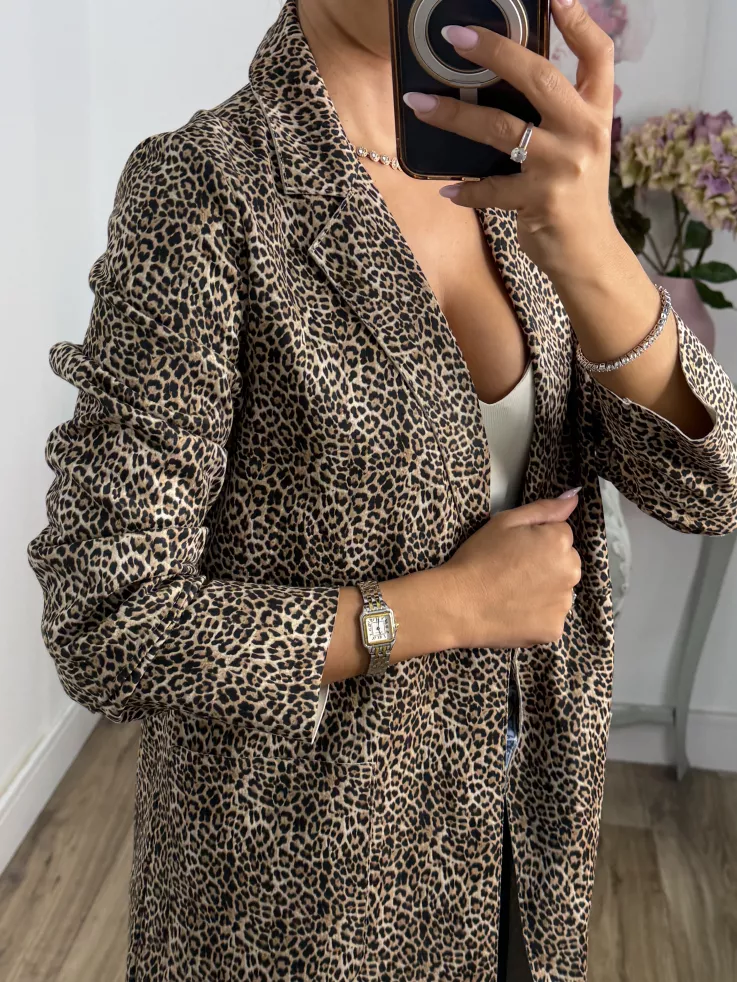 Chaqueta Melocotón print