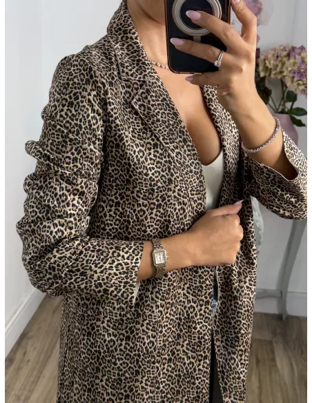 Chaqueta Melocotón print