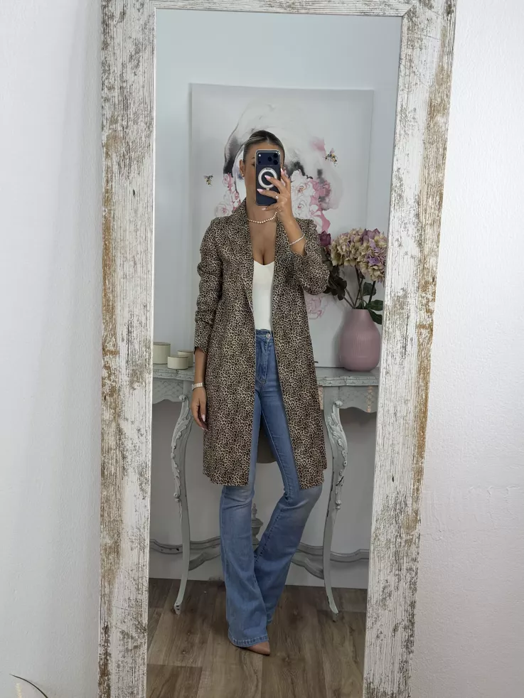 Chaqueta Melocotón print