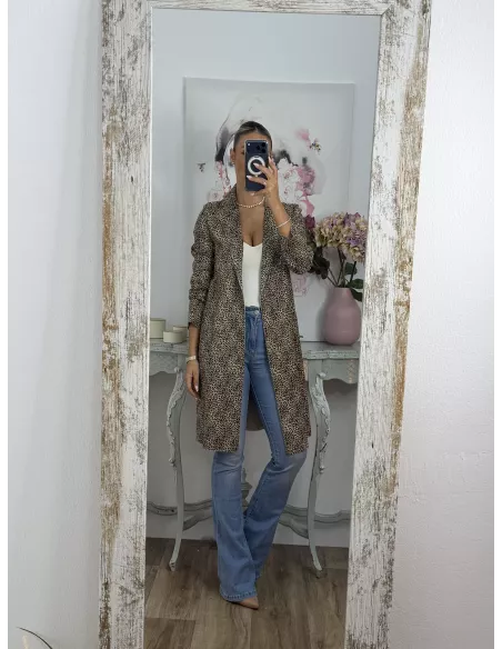 Chaqueta Melocotón print