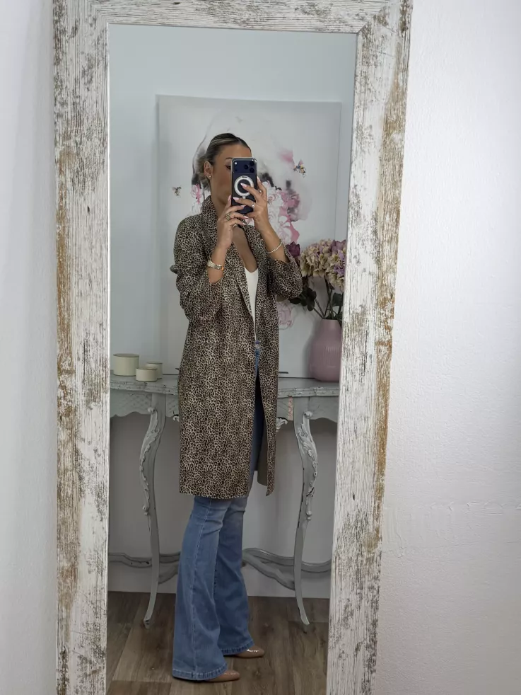 Chaqueta Melocotón print