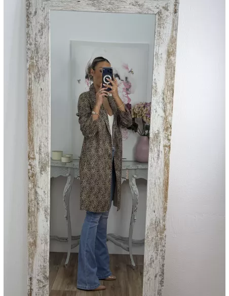 Chaqueta Melocotón print