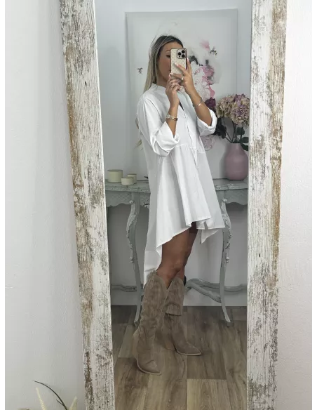 Camisa vestido Imperiale blanca