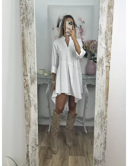Camisa vestido Imperiale blanca