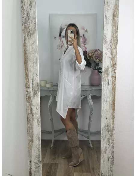 Camisa vestido Imperiale blanca