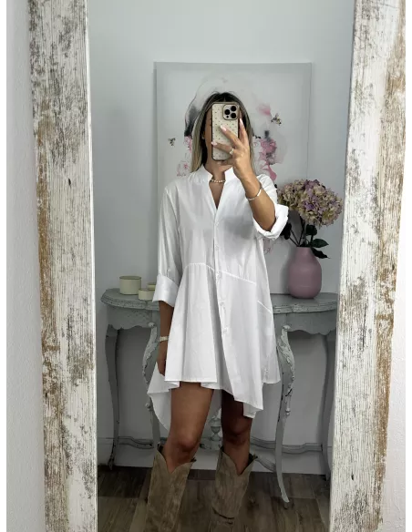 Camisa vestido Imperiale blanca
