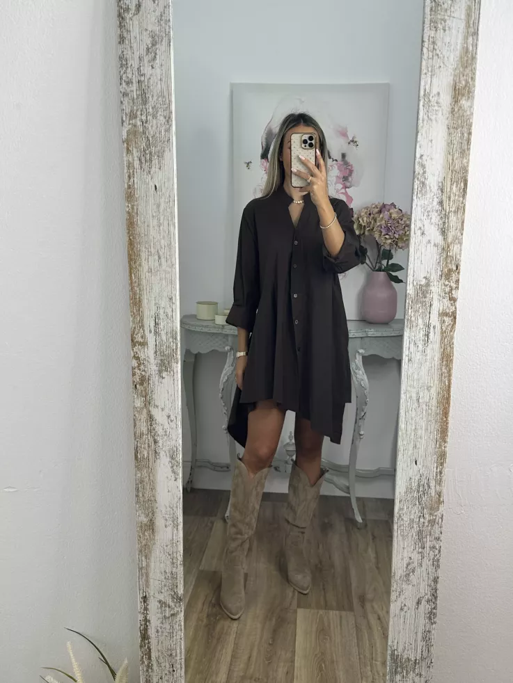 Camisa vestido Imperiale choco