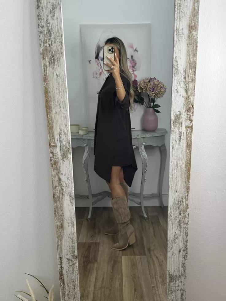 Camisa vestido Imperiale choco