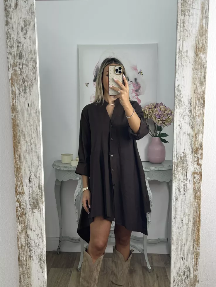 Camisa vestido Imperiale choco