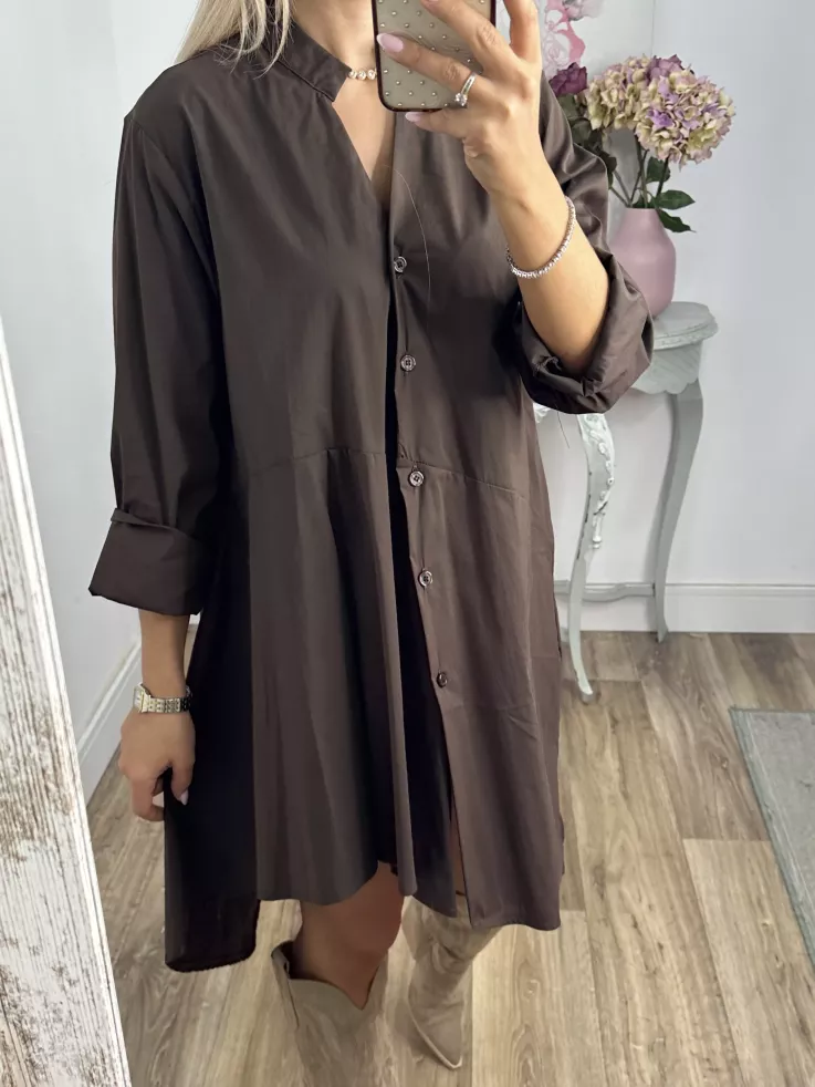 Camisa vestido Imperiale choco