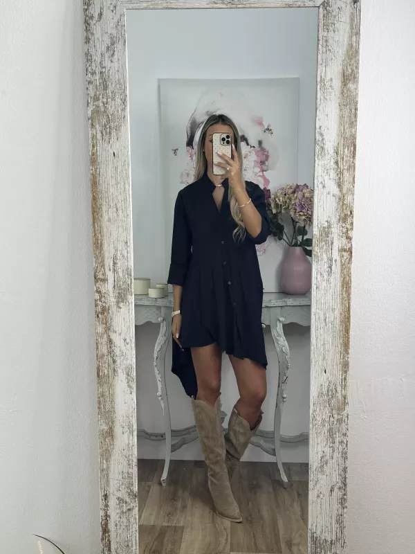 Camisa vestido Imperiale negra