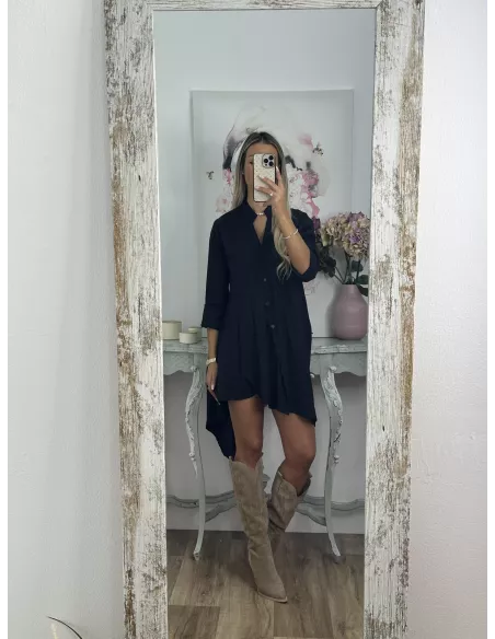 Camisa vestido Imperiale negra