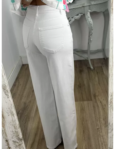 Jeans Palazzo blanco