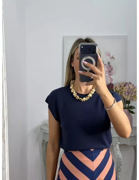 Jersey Tower azul marino