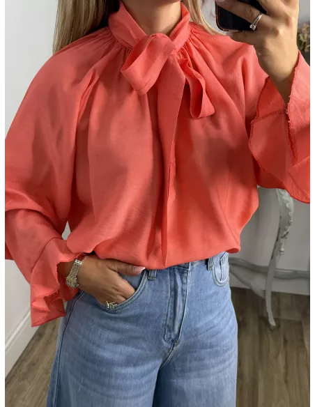 Camisa coral lazada