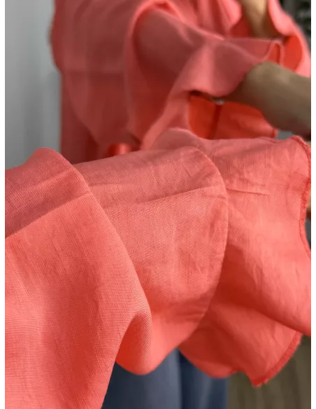 Camisa coral lazada