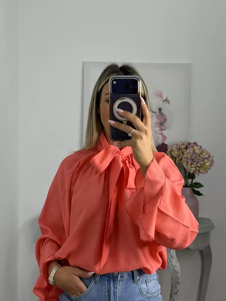 Camisa coral lazada