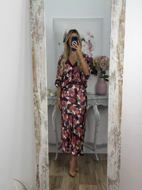 Conjunto Mena flores grandes buganvilla