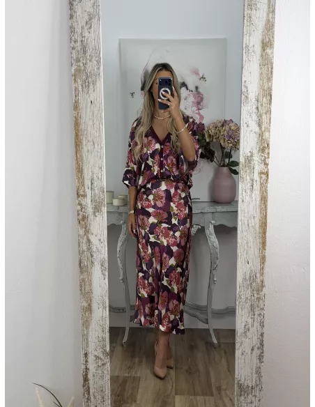 Conjunto Mena flores grandes buganvilla