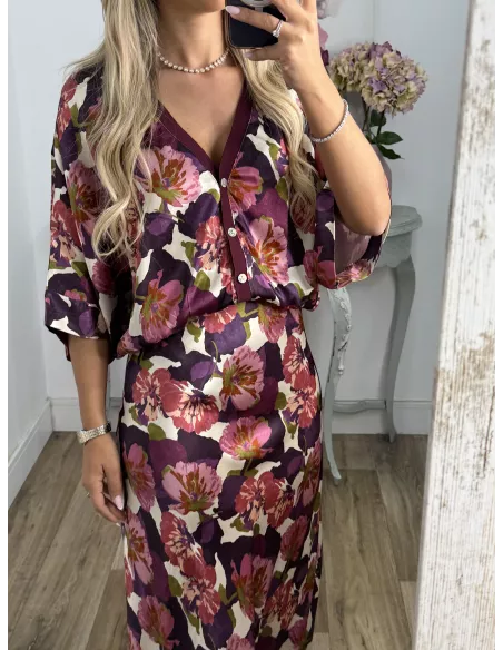 Conjunto Mena flores grandes buganvilla