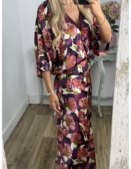 Conjunto Mena flores grandes buganvilla