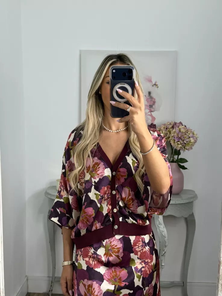 Conjunto Mena flores grandes buganvilla