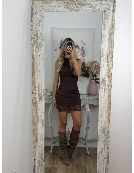 Vestido Xandra choco