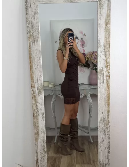 Vestido Xandra choco